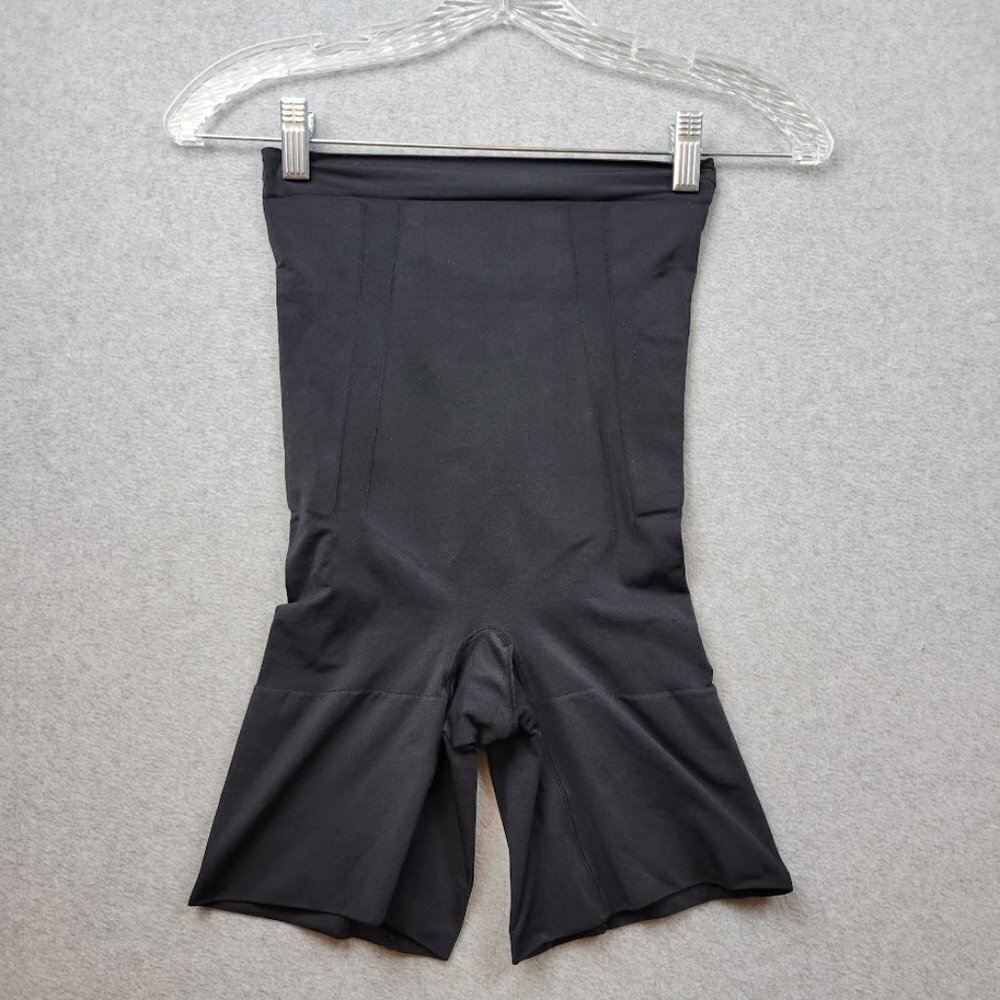 Spanx Shorts Womens Small Shapewear Thinstincts High Waisted Mid Thigh B…